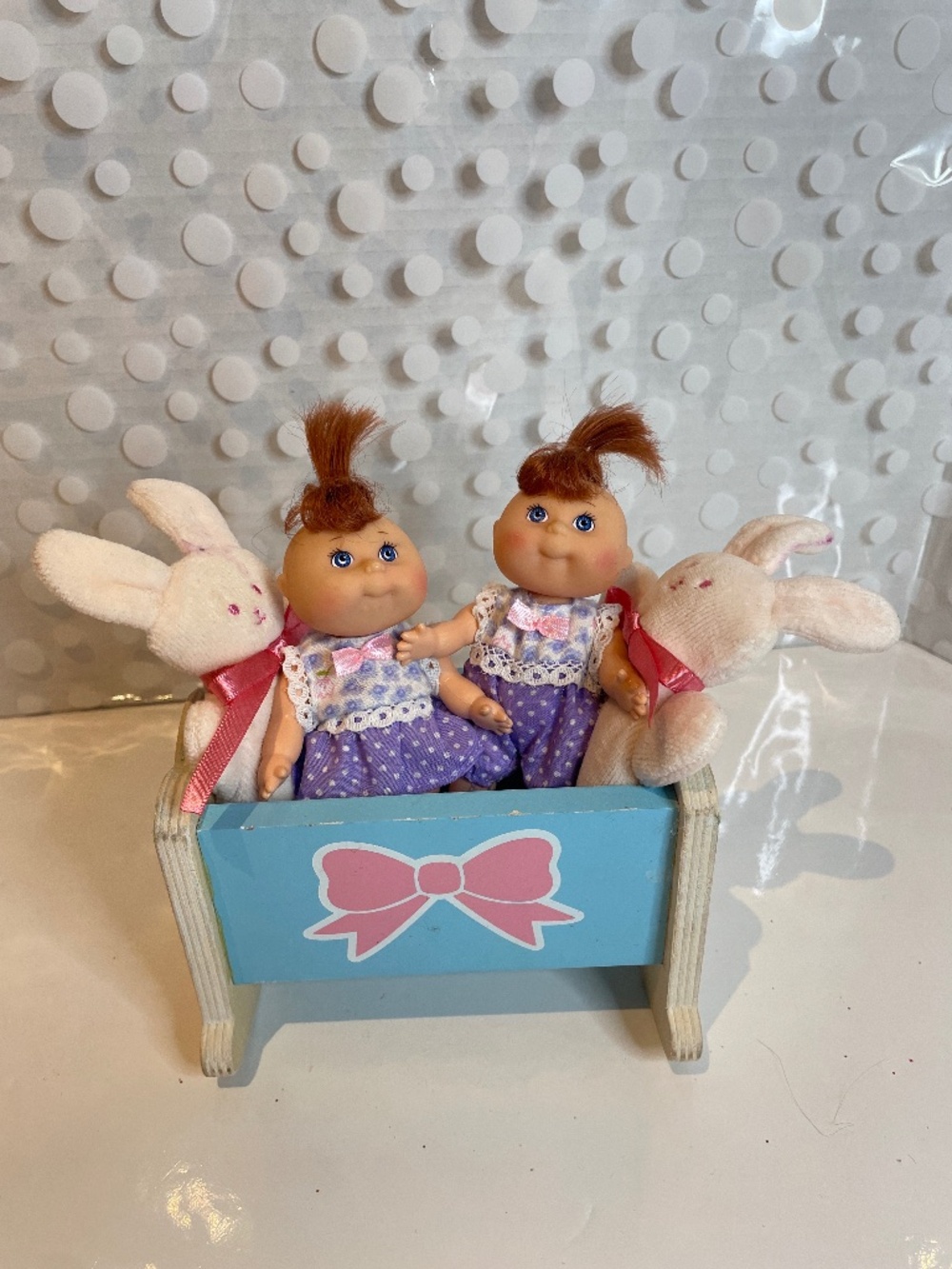 Vintage 1997 Cabbage Patch Kids Bedtime Twins playset